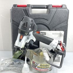 ＊＊ MAX マックス 65mm 高圧エア釘打ち機 スーパーネイラ ケース付 HN-65N3(D) ホワイト Bランク