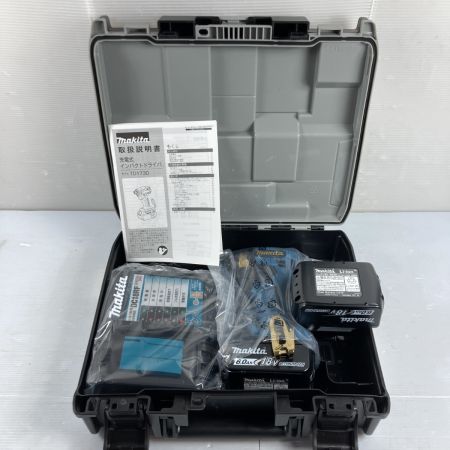  MAKITA マキタ 18V 充電式インパクトドライバ LXT20周年記念カラー 付属品完備 PSEマークあり TD173DGXPB プレミアムブルー