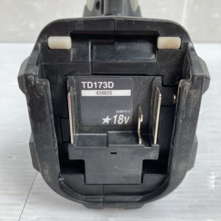  MAKITA マキタ 18V 充電式インパクトドライバ  本体のみ  ※バッテリ・充電器なし TD173D ブラック