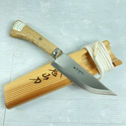 ＊＊ 又鬼山刀 マタギナガサ 又鬼山刀 西根正剛作 刃渡り135mm 4寸5分 ケース付 Aランク