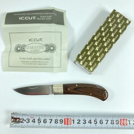  IC.CUT HIRO ORIGINAL フォールディングナイフ 刃渡り約65mm GIN-1 STEEL  2201/4"NP