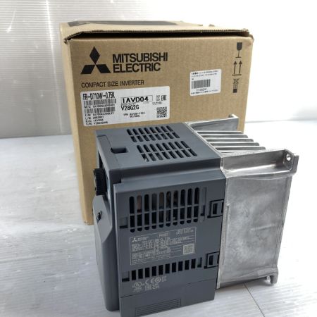 MITSUBISHI ミツビシ COMPACT SIZE IMVERTER FR-D710W-0.75K グレー