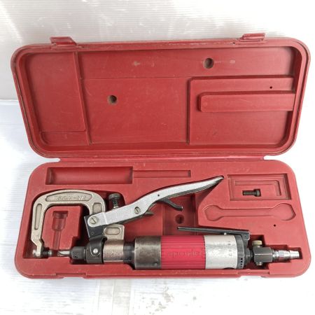  TSUKAI SPOTLE エアースポットドリル スポット溶接穴あけ 板金 ケース付 T-575 レッド
