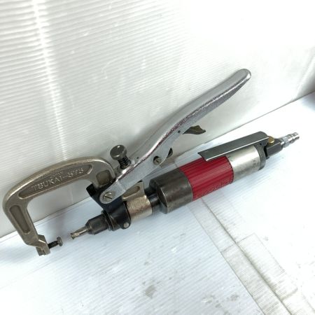  TSUKAI SPOTLE エアースポットドリル スポット溶接穴あけ 板金 ケース付 T-575 レッド