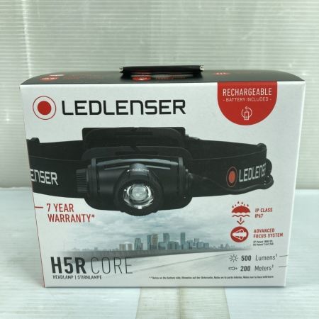  LED LENSER 軽量167g ヘッドライト 未使用品 (12) H5R Core ブラック