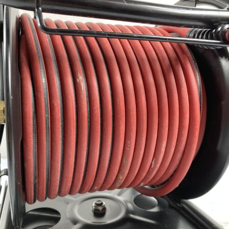  高義 高圧エアホース30m & 回転台付ドラム 侍ブラック