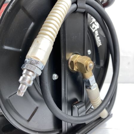  高義 高圧エアホース30m & 回転台付ドラム 侍ブラック