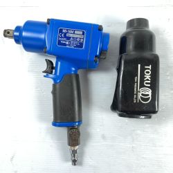 ＊＊ TOKU 東空 エアインパクトレンチ 差込角12.7mmトルク~330Nm カバー付 MI-16M ブルー Bランク