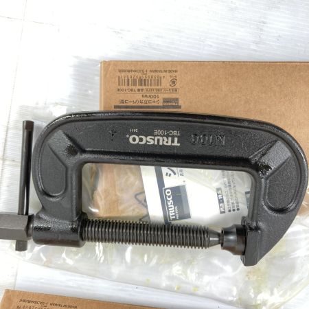  TRUSCO トラスコ シャコ万力 TBC-75Eｘ4/TBC-100Ex4 8個セット ブラック