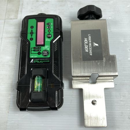  シンワ測定 グリーンレーザー墨出し器 フルライン・地墨クロス (受光器・ケース付) ※校正歴不明 71610 グリーン