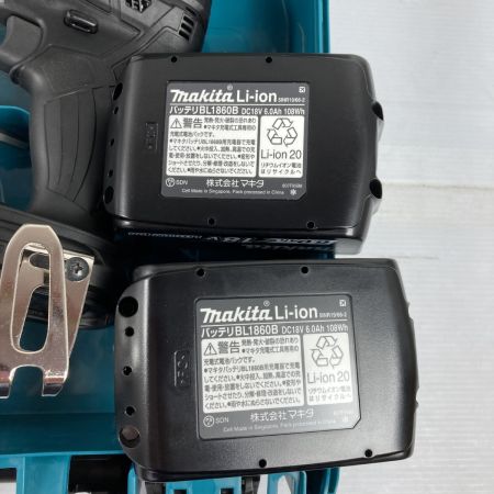  MAKITA マキタ 18V 充電式ソフトインパクトドライバ (バッテリ2個・充電器・ケース付）※PSEマークあり TS141DRGXB ブラック