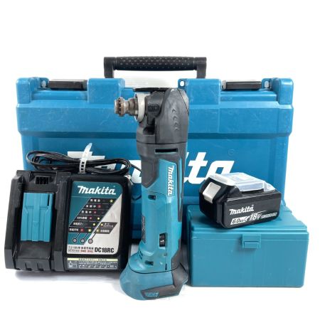  MAKITA マキタ 18V 充電式マルチツール (バッテリ1個・ケース・充電器付）PSEマークあり TM51D ブルー