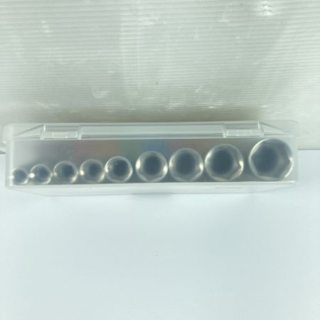  VESSEL ベッセル 剛鍛セミロングソケット9本組 ケース入り 8mm~24mm SL209PS シルバー