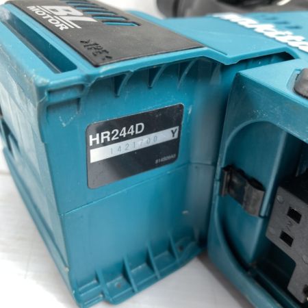  MAKITA マキタ 18V 充電式ハンマードリル バッテリ2個・充電器・ケース付 PSEマークあり HR244DRGX ブルー