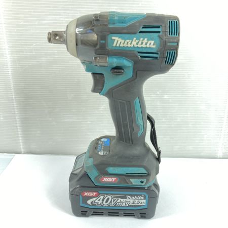  MAKITA マキタ 40Vmax 充電式インパクトレンチ  (バッテリ1個付属 充電器なし ※PSEマークあり TW004G ブルー