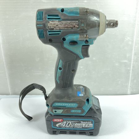  MAKITA マキタ 40Vmax 充電式インパクトレンチ  (バッテリ1個付属 充電器なし ※PSEマークあり TW004G ブルー