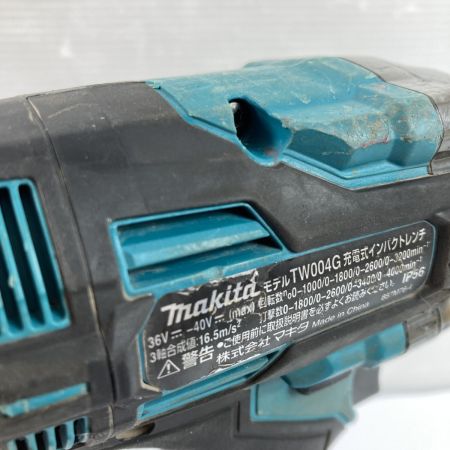  MAKITA マキタ 40Vmax 充電式インパクトレンチ  (バッテリ1個付属 充電器なし ※PSEマークあり TW004G ブルー