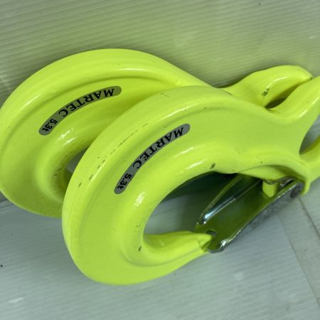 MARTEC マーテック スイベルフックフック 2.0t BK-7/8-10 x 4個 & 5.3t EKN-13-10 DB4 x 2個 合計6個セット イエロー