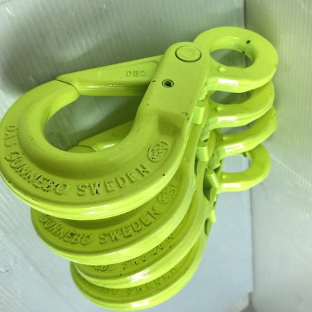  MARTEC マーテック スイベルフックフック 2.0t BK-7/8-10 x 4個 & 5.3t EKN-13-10 DB4 x 2個 合計6個セット イエロー