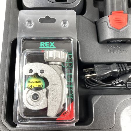  REX レッキス 10.8V コードレスフレアルール 付属品完備 PSEマークあり RF20SⅡ ブラック