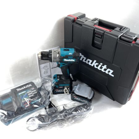  MAKITA マキタ 40Vmax 充電式ドライバドリル バッテリ2個・充電器・ケース付 PSEマークあり (1) DF003GRDX ブルー