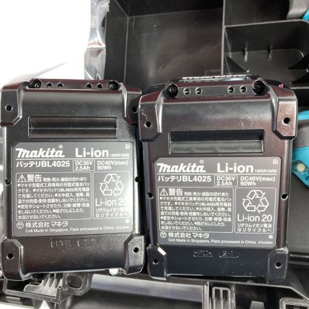  MAKITA マキタ 40Vmax 充電式ドライバドリル バッテリ2個・充電器・ケース付 PSEマークあり (2) DF003GRDX ブルー