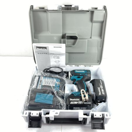  MAKITA マキタ 18v 3.0Ah 充電式インパクトドライバ 未使用品  (2) TD140DRFX ブルー