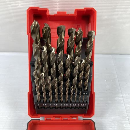  BOLNEY コバルトドリルビット セット 25PCS ケース入り 1mm~13mm HSS-CO シルバー