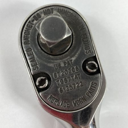  Snap-on スナップオン ラチェットハンドル 差込角3/8インチ 9,5mm F80 シルバー