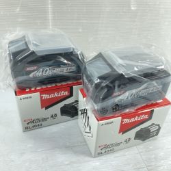 ＊＊ MAKITA マキタ 40Vmax/4.0Ah BL4040 リチウムイオンバッテリ 2個セット PSEマークあり  BL4040 Sランク