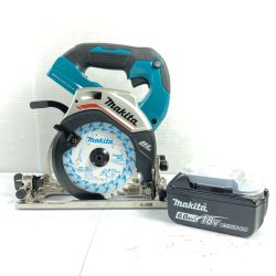 ＊＊ MAKITA マキタ 18v 6.0Ah 125mm 充電式マルノコ ※PSEマークあり HS474D ブルー Aランク