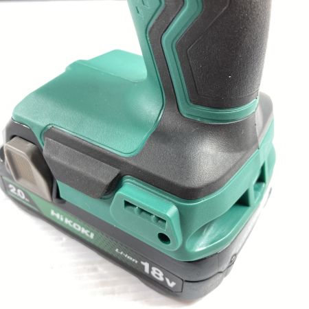  HiKOKI ハイコーキ 18V コードレス振動ドライバドリル バッテリ1・ケースｽ付 ※充電器なし PSEマークあり DV18DD グリーン