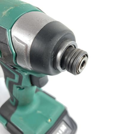  HiKOKI ハイコーキ 18v コードレスインパクトドライバ (充電池1個・ケース付) ※PSEマークあり WH18DD グリーン×ブラック