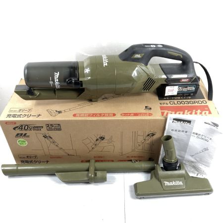  MAKITA マキタ 40Vmax 充電式クリーナ  バッテリ1個付属 PSEマークあり 充電器なし CL003G オリーブ