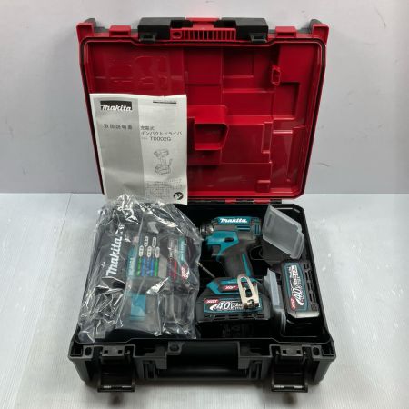 MAKITA マキタ 40V 充電式インパクトドライバ TD002GRDX ブルー