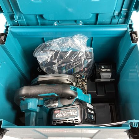  MAKITA マキタ 40Vmax 165mm 充電式マルノコ 鮫肌 バッテリ2個・充電器・ケース付 ※PSEマークあり HS001GRDX ブルー