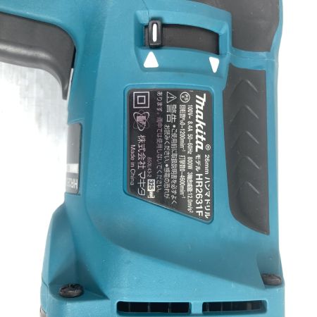  MAKITA マキタ 26mm コード式ハンマドリル (ケース付） HR2631F ブルー