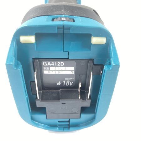  MAKITA マキタ 18V 100mm 充電式ディスクグラインダ 本体のみ ※バッテリ・充電器なし GA412D ブルー