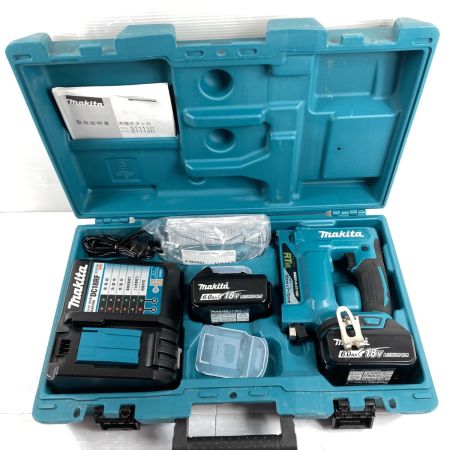  MAKITA マキタ 18V 充電式タッカ RT線 バッテリ2個・充電器・ケース付 PSEマークあり St112D ブルー