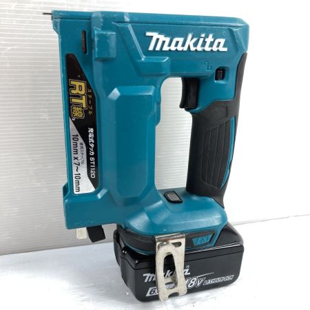  MAKITA マキタ 18V 充電式タッカ RT線 バッテリ2個・充電器・ケース付 PSEマークあり St112D ブルー