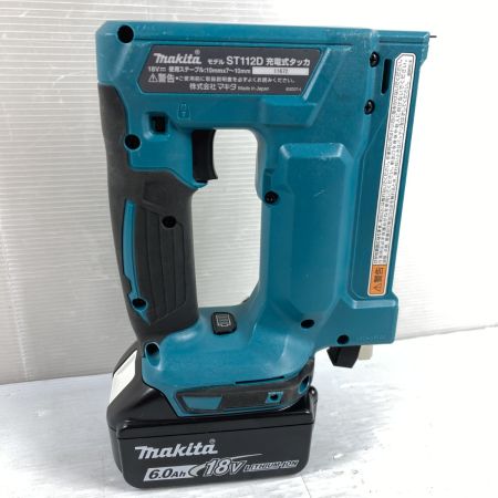  MAKITA マキタ 18V 充電式タッカ RT線 バッテリ2個・充電器・ケース付 PSEマークあり St112D ブルー