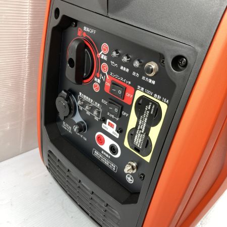  KOSHIN インバーター発電機 4サイクル 1.6KVA 50/60Hz (2)  GV-1.6i オレンジ