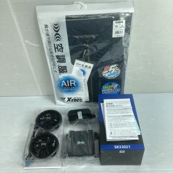 ＊＊ XEBEC 空調服ベスト＆バッテリ スターターキット Lサイズ PSEマークあり XE98030/SK23021 ネイビー Sランク