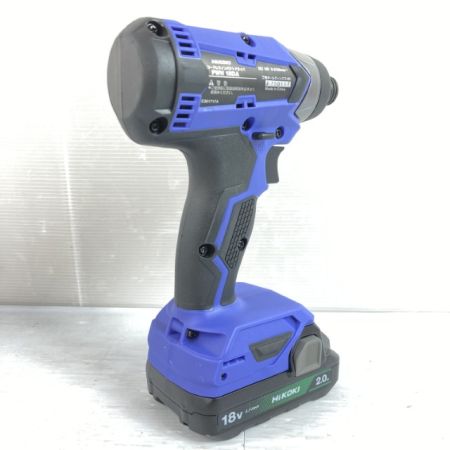  HiKOKI ハイコーキ 18v コードレスインパクトドライバ ※PSEマークあり FWH18DA パープル
