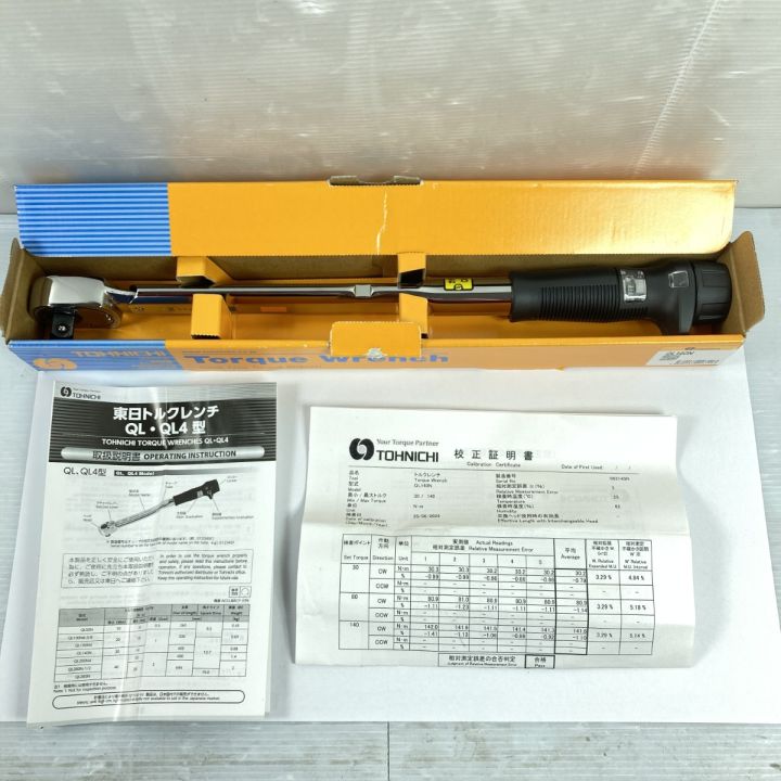 TOHNICHI 東日 プリセット型トルクレンチ (30～140N・m）校正証明書付