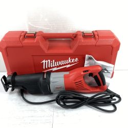 ＊＊ Milwaukee コード式セーバーソー ケース付 6538-21 ブラック×レッド Sランク