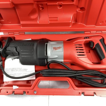  Milwaukee コード式セーバーソー ケース付 6538-21 ブラック×レッド