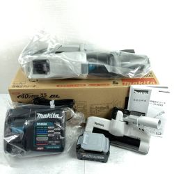 ＊＊ MAKITA マキタ 40Vmax 充電式クリーナ サイクロン (バッテリ1個・充電器付）PSEマークあり CL004GRDG ホワイト Sランク