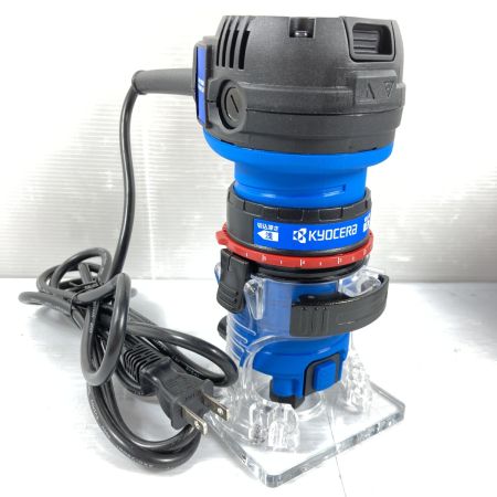  KYOCERA キョウセラ 6mm トリマー ビット・取説・箱付 MTR-42 ブルー