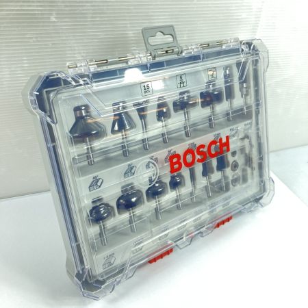  BOSCH ボッシュ ルーター・トリマービットミックス 15P ケース入り 2607017471 グレー